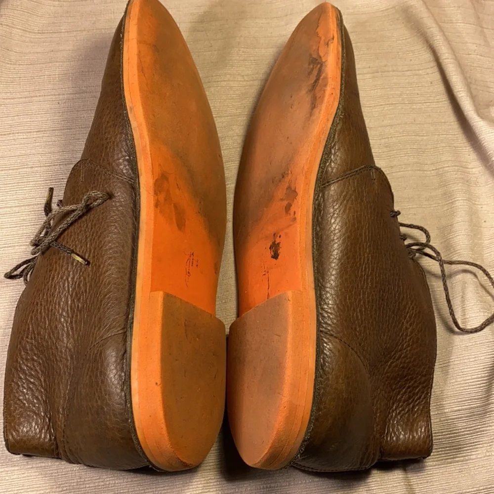 Cole Haan leather lace up leather ankle high